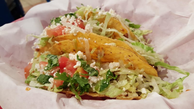 Kimchi taco